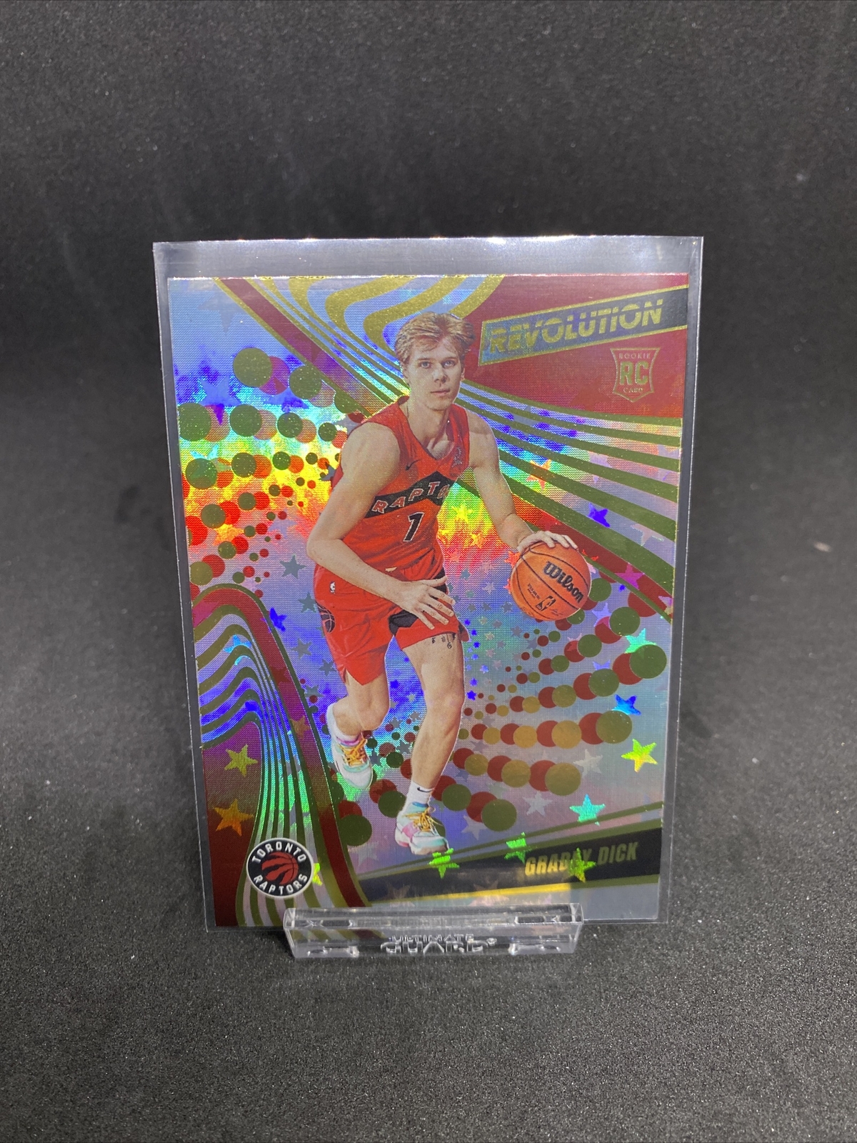 Gradey Dick Astro 2023-24 Panini Revolution Raptors Rookie RC MINT #110