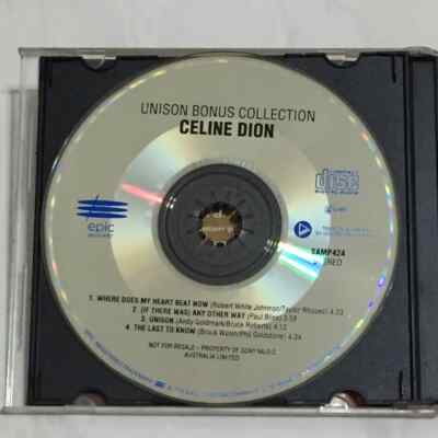 Celine Dion 1992 Self-Titled Album Australia LTD 2-CD w/ Unison