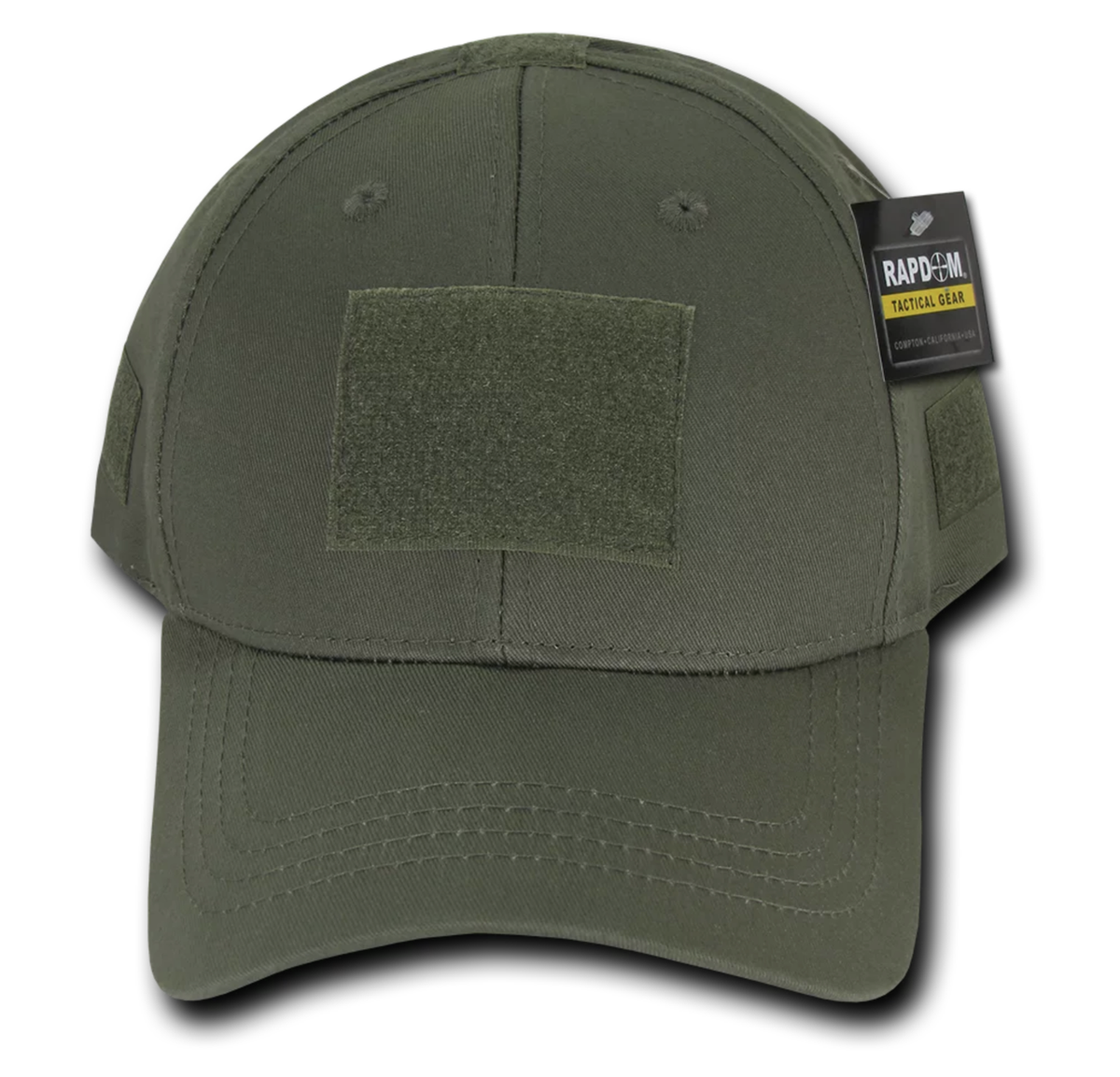 Olive Green Tactical Operator Cap - Adjustable Military Style Baseball Hat 6 thumbnail image