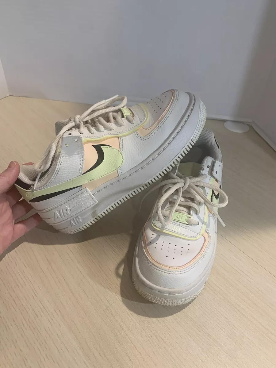Nike Air Force One Shadow Summit White Barely Volt Crimson Men s 7 2020