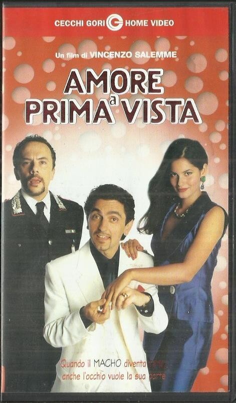VHS film: AMORE A PRIMA VISTA Vincenzo Salemme (1999)