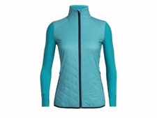 Icebreaker Women Descender Hybrid Jacket (s) Arctic Teal 104282436