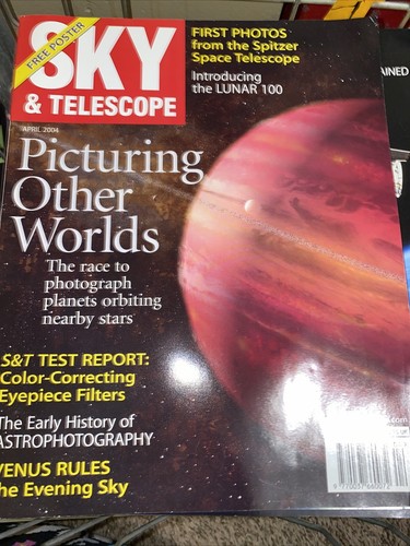 SKY & TELESCOPE 2004 4 Issues MAGAZINE March April Dec June 2004 - Picture 4 of 9
