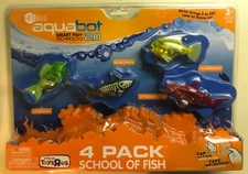 HexBug Aquabot Smart Fish 2.0 Toys R Us 4 Pack School of Fish, Read for Contents