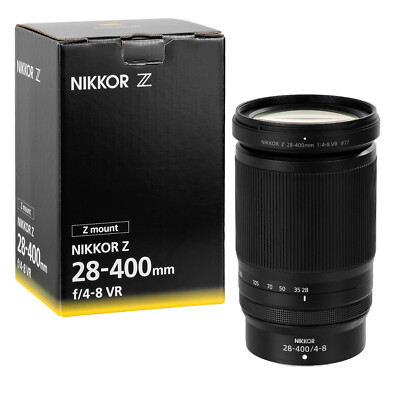 Nikon Z Objektiv 28 400 mm f4 8 VR   1 Jahr Garantie   KOSTENLOSE UK-Lieferung
