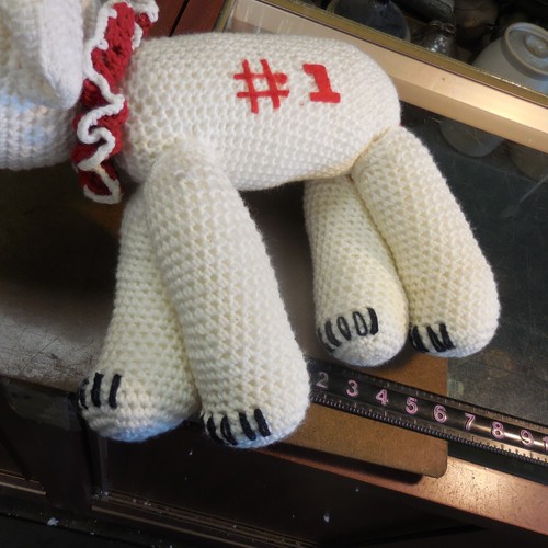 Alabama Crimson Tide #1 Elephant Hand Made 20x 18 inches #op/hp - Picture 11 of 13