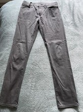 UNIQLO Grey Designer Soft Stretch Trousers/Jeans Size M