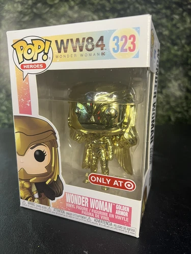 Funko Pop! Vinyl: DC Universe - Wonder Woman Golden Armor (Gold Chrome) - Target