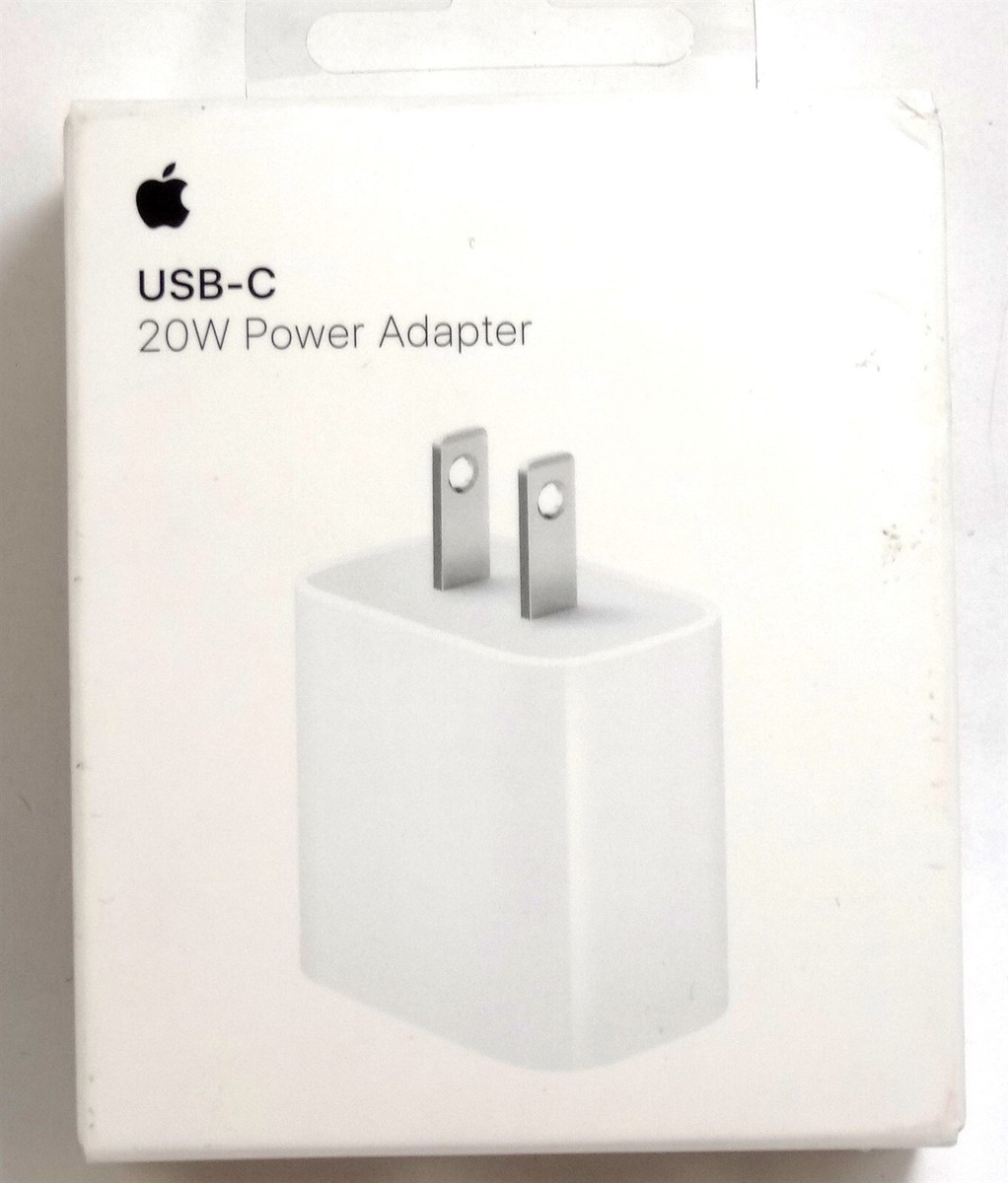 Apple 20W USB-C Fast Charge Power Adapter for iPhone 14/13/12