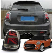 Red Black Jack LED Rear Tail Light Lamp For Mini Cooper F55 F56 F57 2014-2020