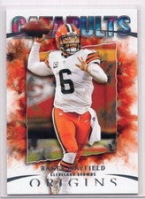 Baker Mayfield 2021 Panini Origins Football Catapults