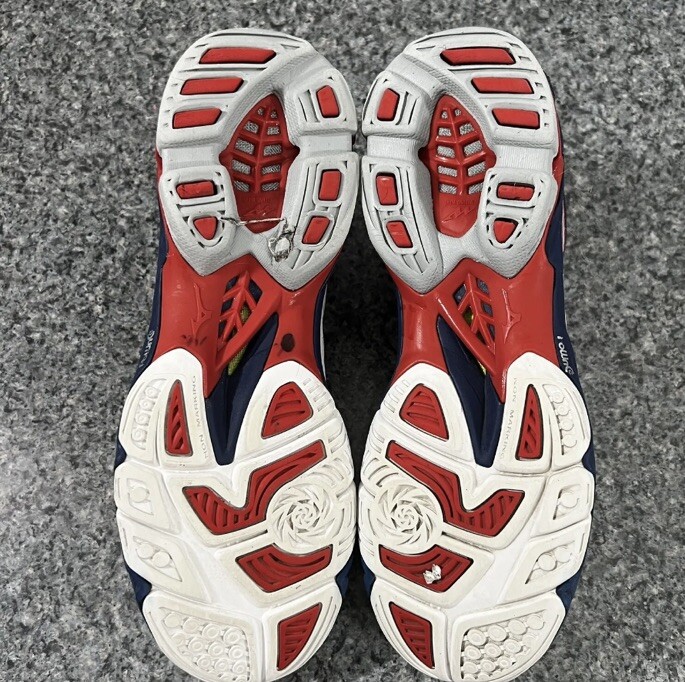 Mizuno Wave Lightning Z5 Volleyball Shoes Red White Blue