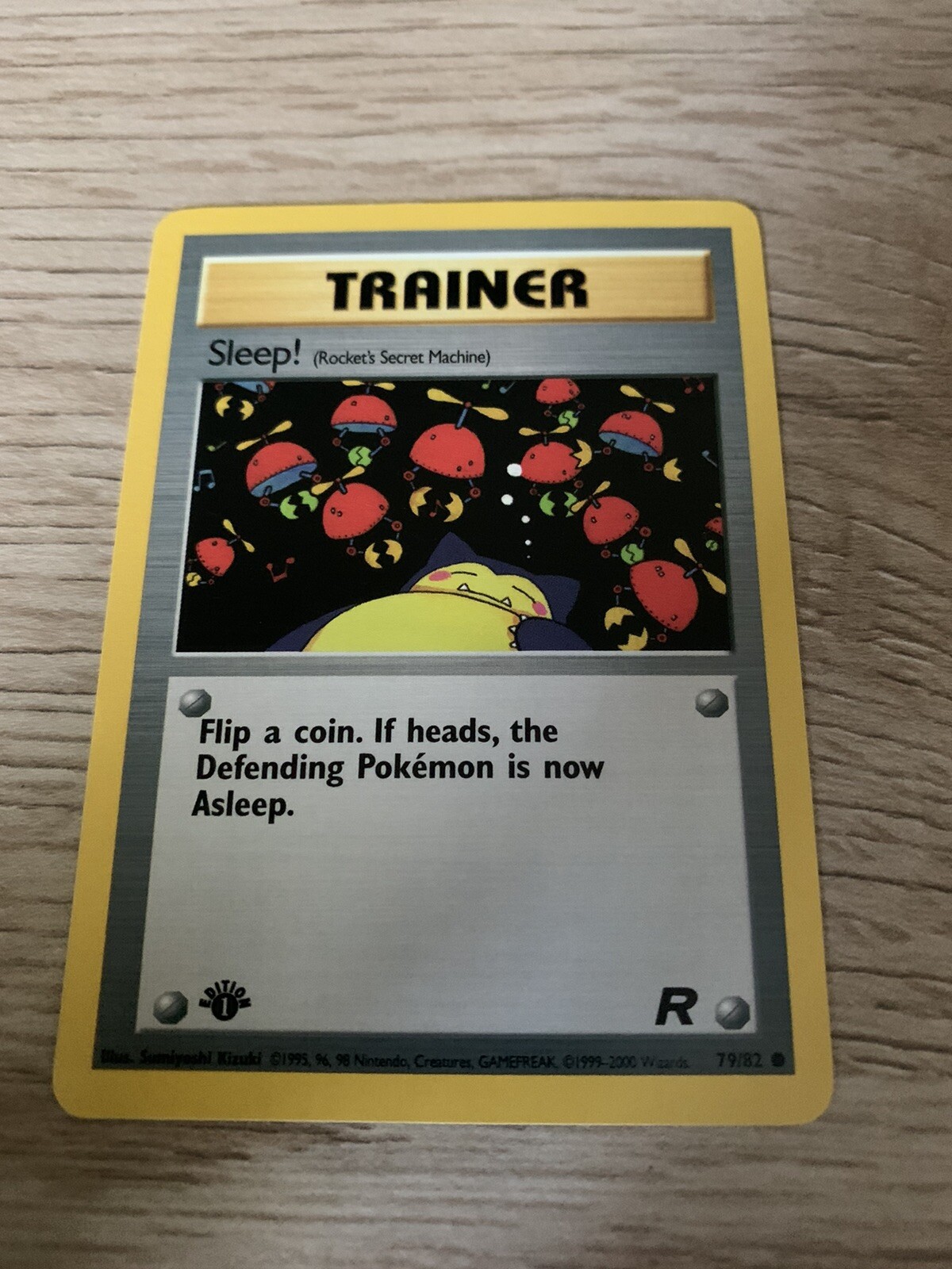 SLEEP! - 79/82 - 1st Edition Team Rocket - Common - Pokemon - NM