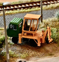 Multicar M25 Baggeraufbau Laster H0 1:87 Modell Bausatz Lkw Ifa 3D Druck Ddr Gdr