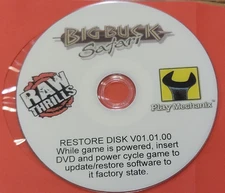 BIG BUCK HUNTER SAFARI RAW THRILLS ARCADE RECOVERY DISK DVD V1.01 Deluxe Only