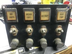 light  switch box boat or or other  