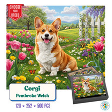 Corgi Dog Puzzle Cute Dog Puzzle Fun Jigsaw for Dog Lover