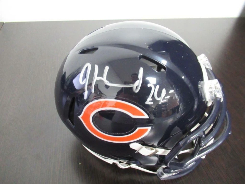 Minicasco automático firmado por Jordan Howard Bears Schwartz A0248283 Foto 2 de 3