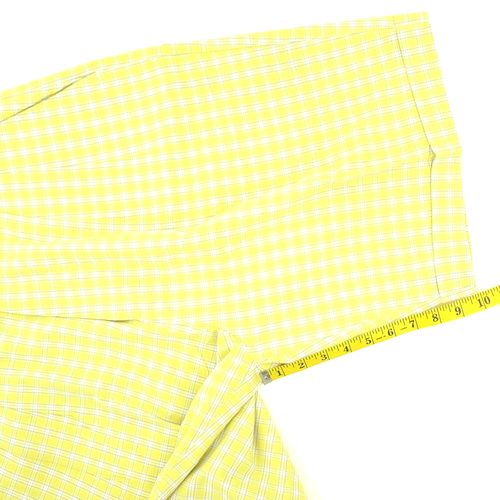 ChipShot Golf Yellow Plaid Chino Golf Shorts Mens Size 34 - Picture 9 of 12