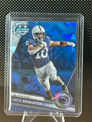 2023 Bowman University Chrome Sapphire Nick Singleton #114 Penn State