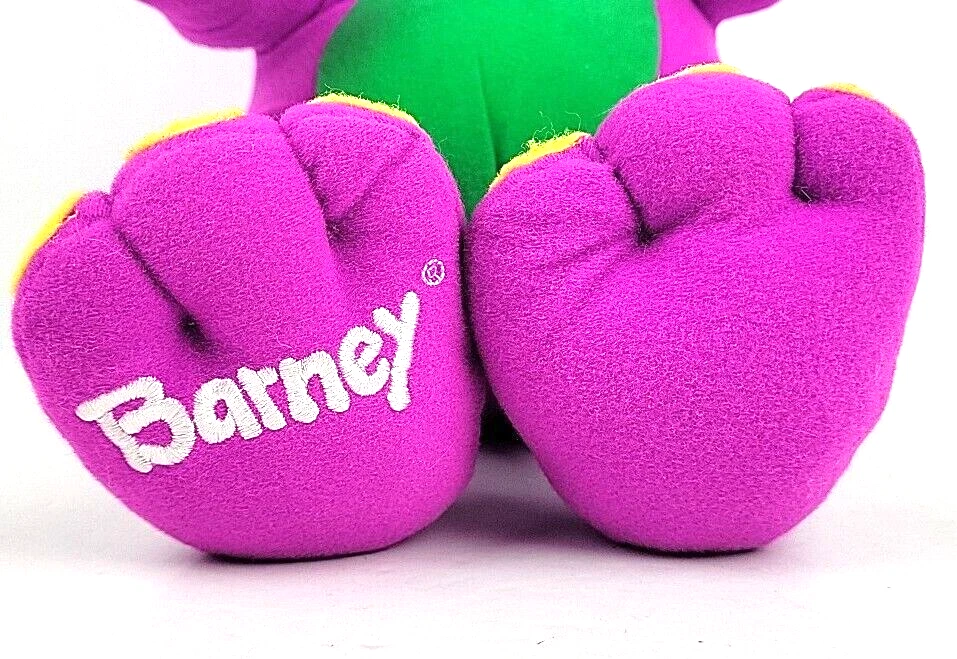 De colección 1992 Playskool Talking Barney 18" Peluche Dinosaurio Lyons Group Hasbro A2 Foto 3 de 4