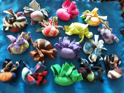 Cat toys containing catnip