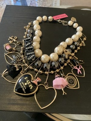 Betsey Johnson Paris Is Always A Good Idea Statement Necklace Rare - 15