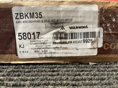 USA Standard Gear ZBKM35 Axle Differential Bearing For 84-06 Jeep Cherokee