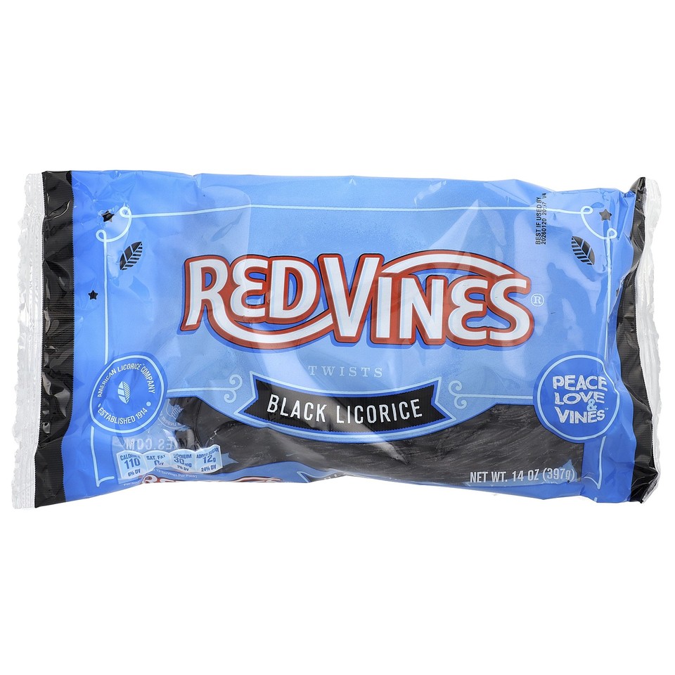 Twists, Black Licorice, 14 oz (397 g)