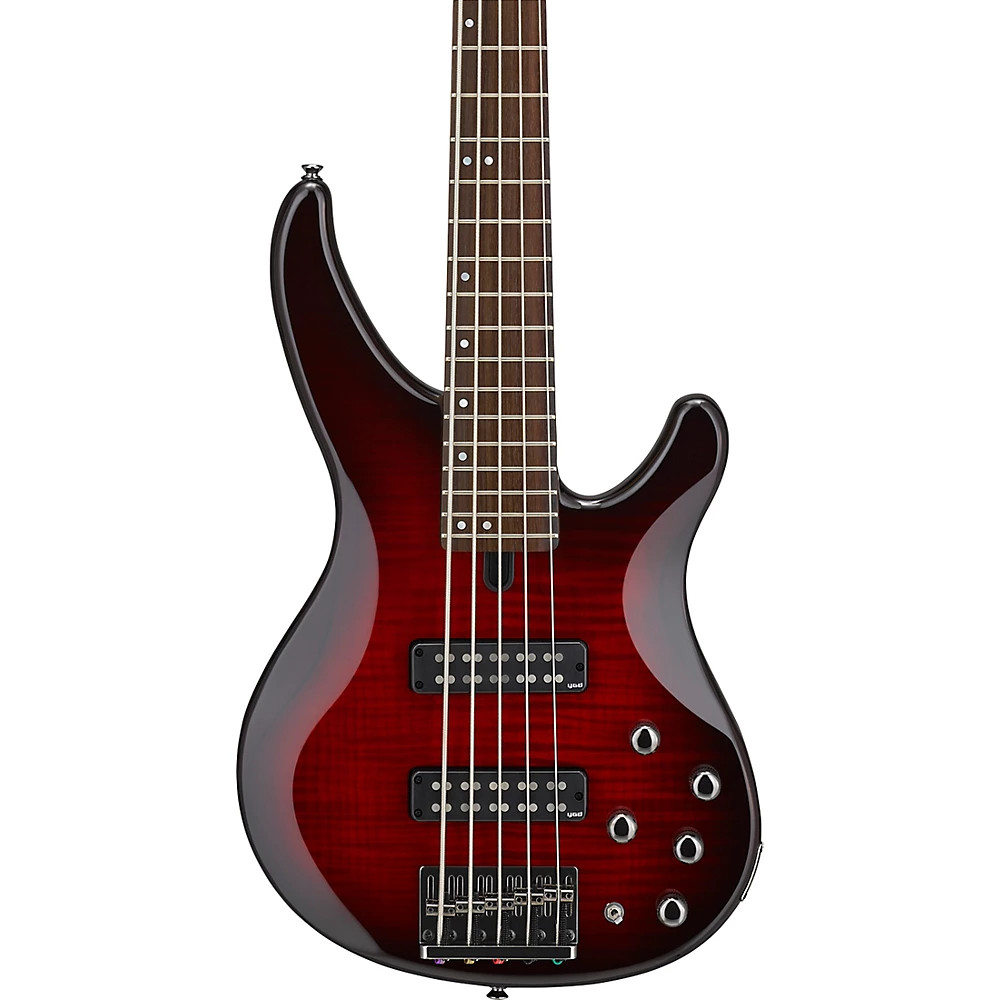 Yamaha TRBX605FM 5-струнный электрический бас-гитара Dark Red Burst