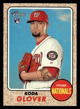 2017 Topps Heritage #568b Koda Glover RC Washington Nationals