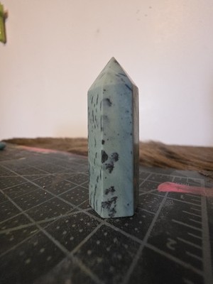 Dendritic Opal Jade Tower Point