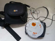 Sony Walkman D-FS601 Sports Portable CD Player AM/FM TV Weather. Nice Case.