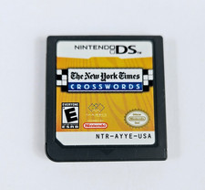 The New York Times Crosswords Nintendo DS Game Only - Tested and Working