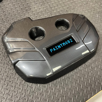 Proform Mk3.5 Focus RS Motorabdeckung - Kunststoff in Kohlefaseroptik (mit Logo)