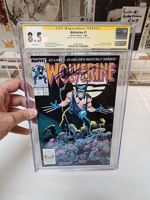 1988 Marvel Comics Wolverine 1 CGCSS 8.5 WP Claremont Auto 1st Patch