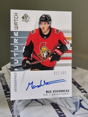 2019-20 SP Authentic Future Watch AUTO 315/999 Max Veronneau #156 Rookie NM