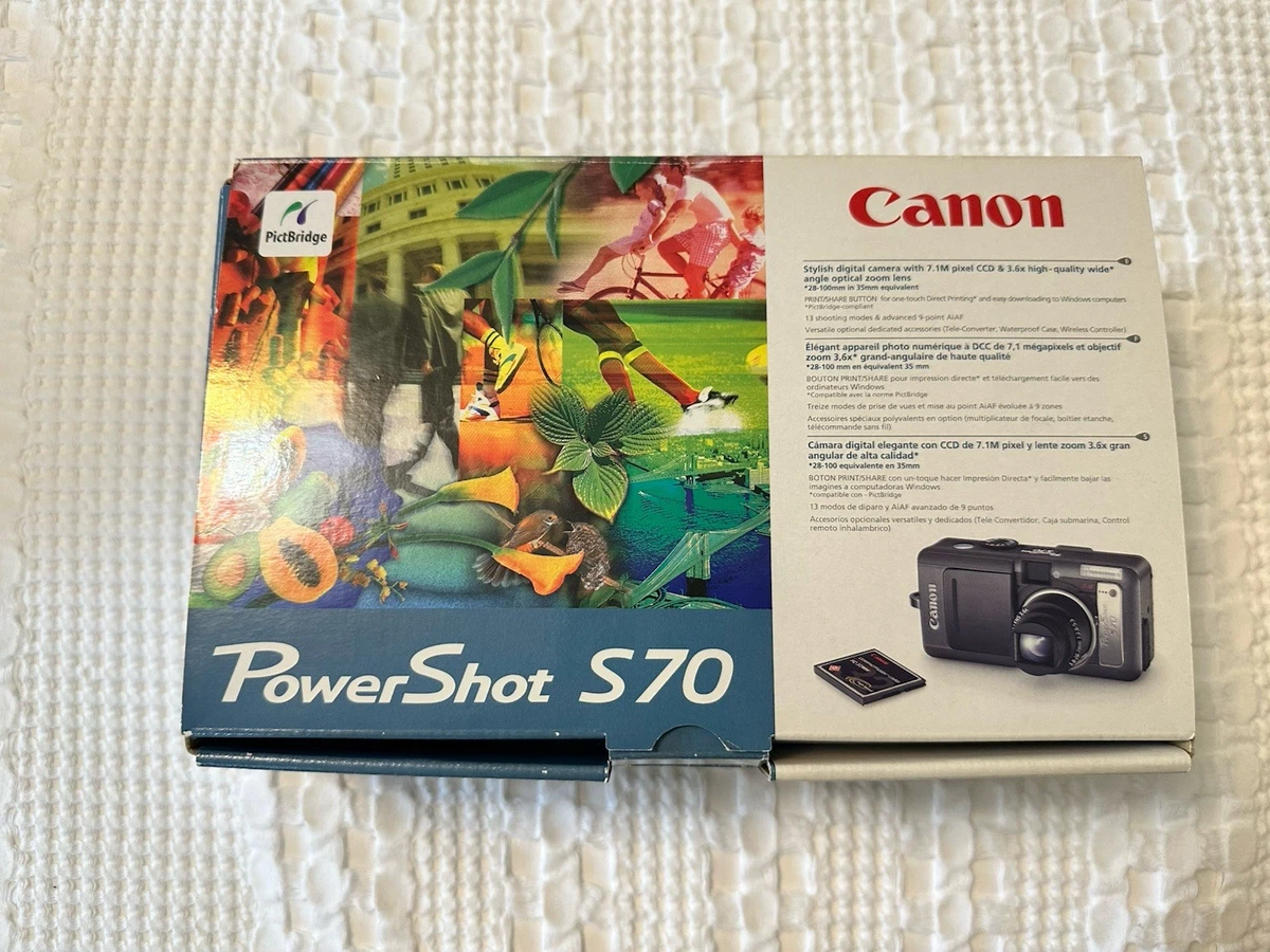 Canon PowerShot S70 Digital Cameras for Sale - Shop New & Used