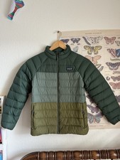 Patagonia Puffer Jacket Kids M (10) Green/Gra...