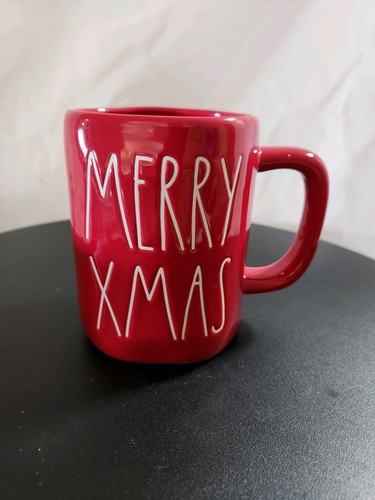 Rae Dunn Artisan Collection by Magenta, MERRY XMAS Red Ceramic Coffee Mug - Picture 1 of 2