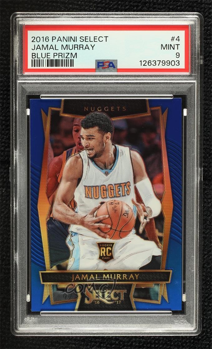 2016 Panini Select Concourse Blue Prizm 153/299 Jamal Murray #4 PSA 9 MINT 1o64