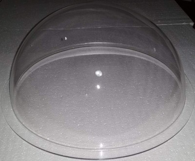 Acrylic Dome/Plastic Hemisphere - Clear - 12'' Diameter, 3/4'' 12'', 