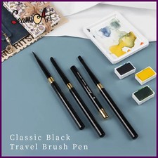 Cepillo de viaje clásico portátil SeamiArt 1 pieza bolígrafo pelo nailon mango corto