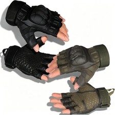 Summer Tactical Fingerless Gloves Racing Riding Motorcycle Half Finger Gloves US