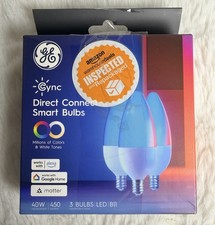 GE Cync Smart Color Change Bulbs WiFi Compati...