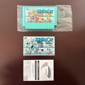 Paperboy Famicom FC Nintendo Altron Rare Japan Import CIB with Case
