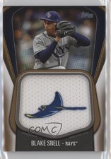 2020 Topps Jersey Sleeve Gold 42/50 Blake Snell #JJSP-BS Jumbo Patch 1q2