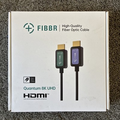 Fiber Optic 100 ft HDMI Cable 2.1 8K 48Gbps High Speed Supports 8K@60Hz 4K@120Hz