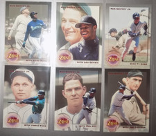 KEN GRIFFEY JR. IN THE ZONE 6-CARD SET W/RUTH, GEHRIG, COBB, FOXX, OTT & JACKSON