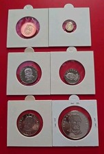 1978 Panama 6 Coin Proof Set: 1 Centesimo - 50 Centesimos. Only 11000 Minted 
